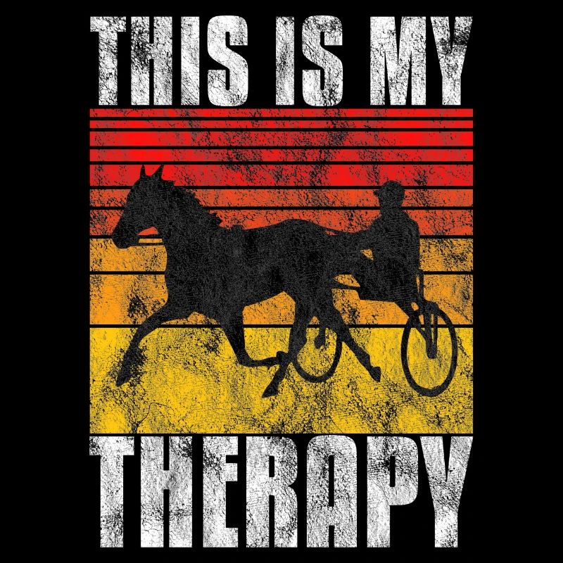 This is my therapy Trotting Harness Width Retro