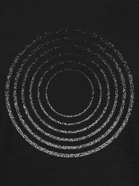 Dotted Circle - Fading White