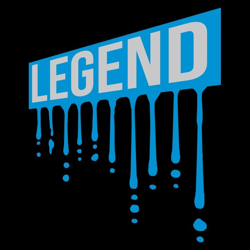 Legend Shield Graffiti Gouttes