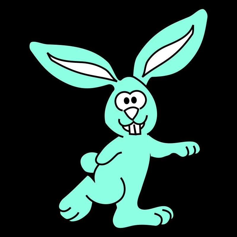 Lapin | Lapin | Vectorgraphique 3 couleurs