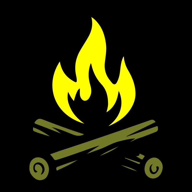 Feu Feu Icône Feu