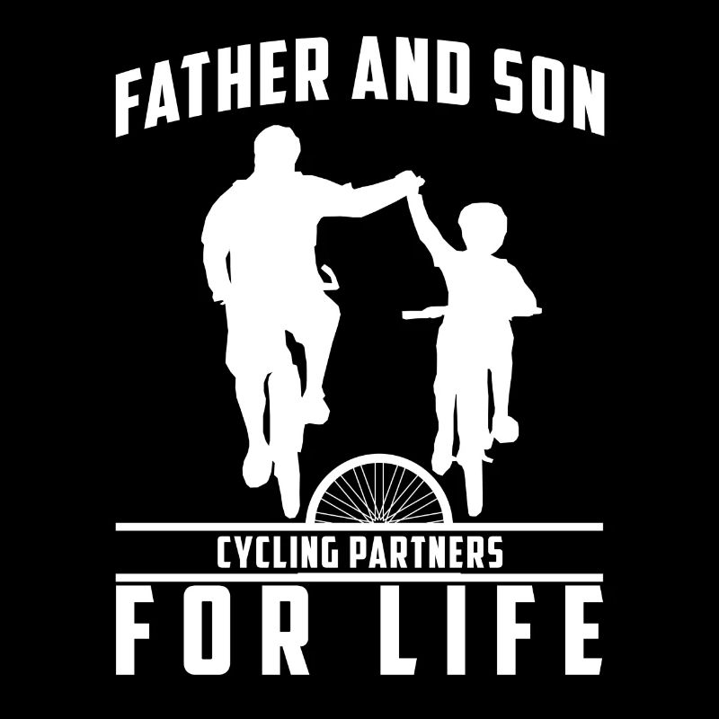 Father and Son - Dad and Son Bicycle Gift