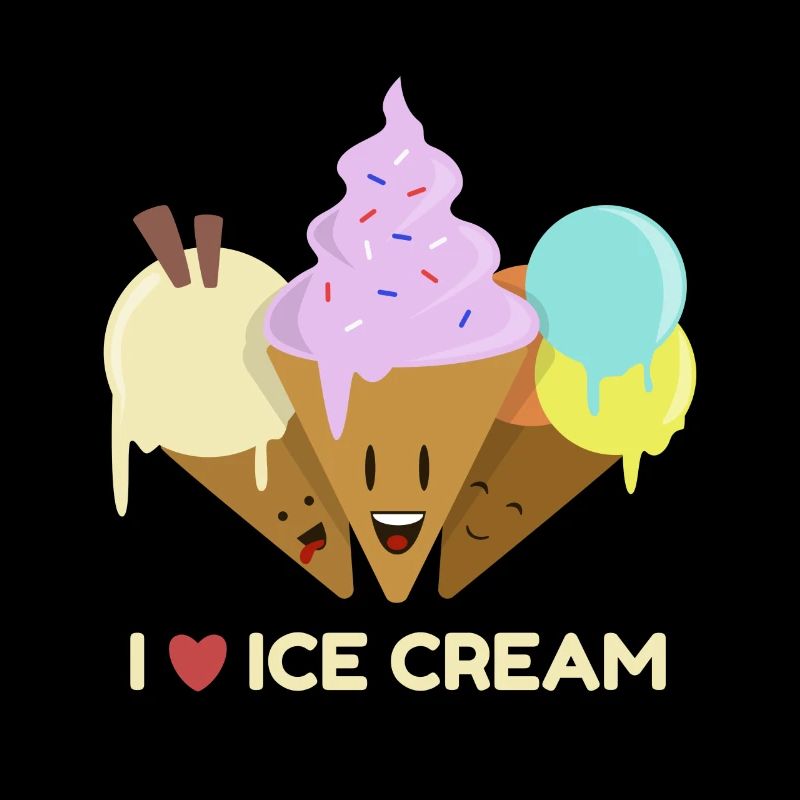 J'aime la crème glacée