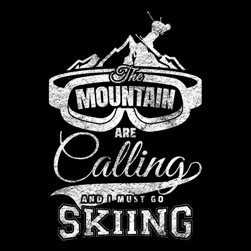 The mountains are calling Geschenk Skiing Ski