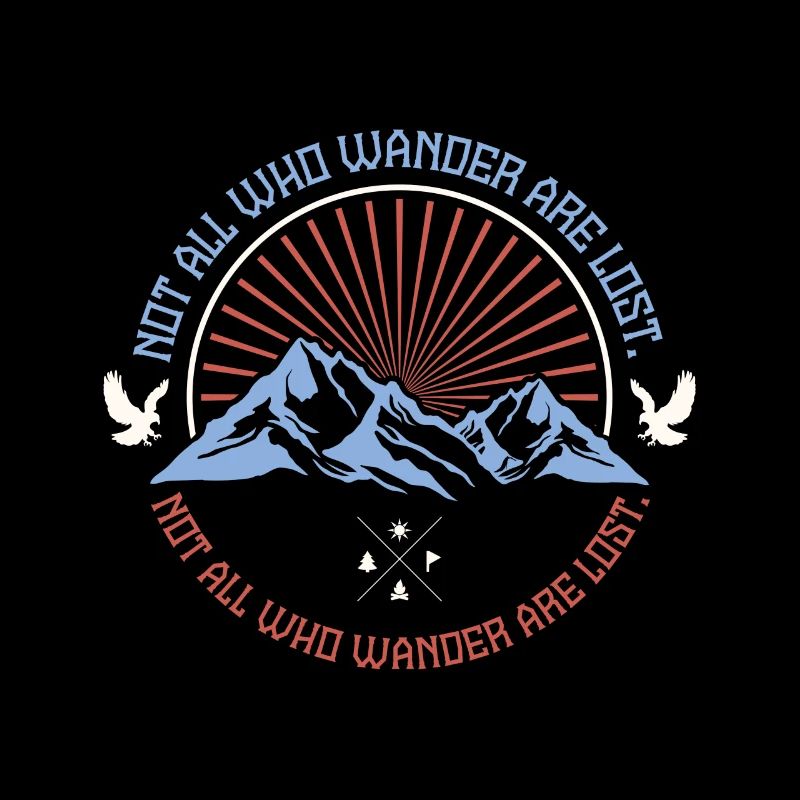 Wander Shirt Wanderer Geschenk reise