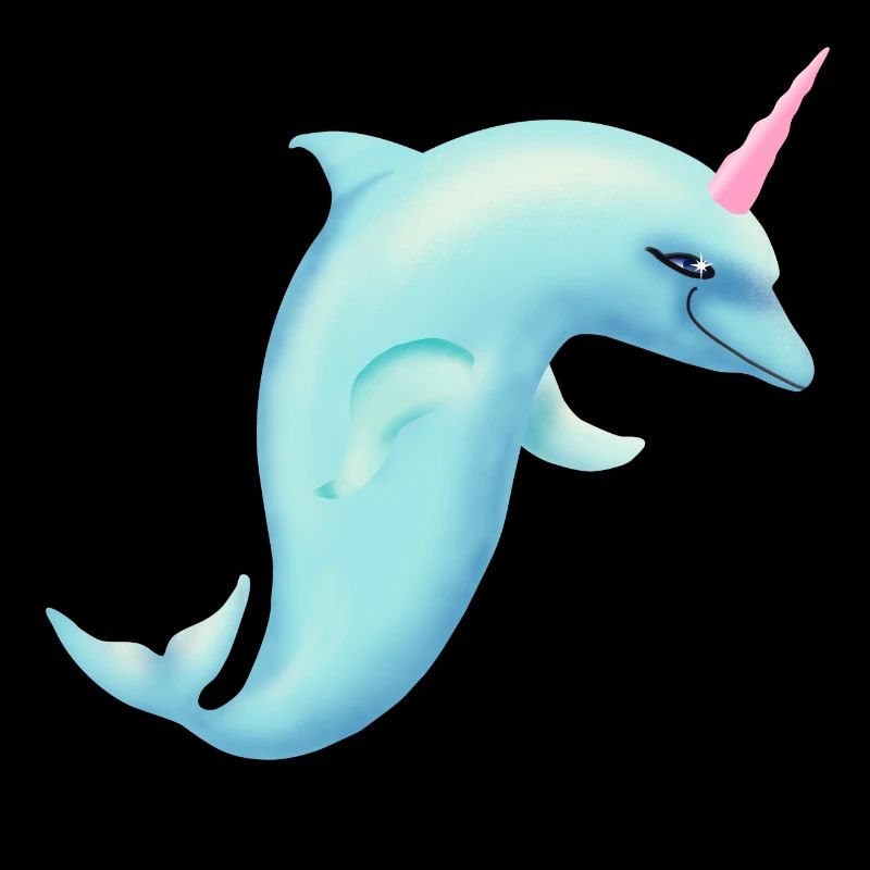 Einhorn-Delfin
