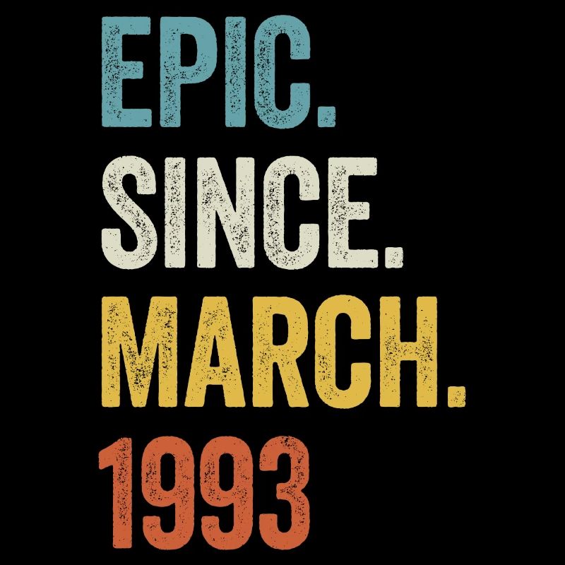 30 Years Epic Since March 1993 30th Birthday