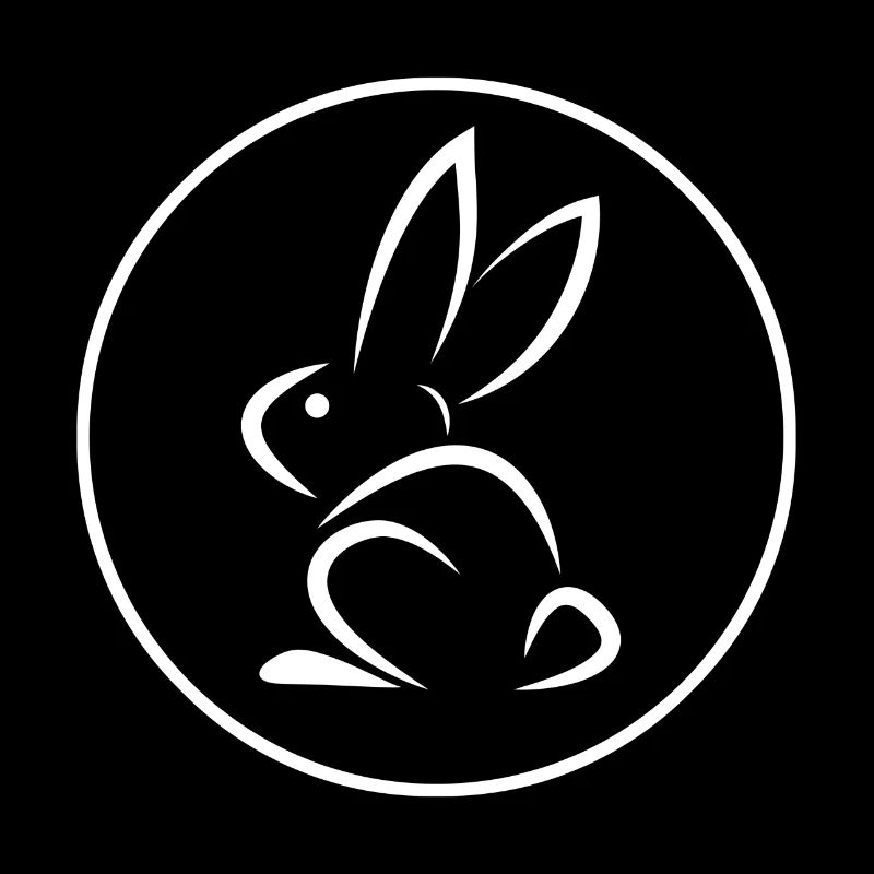 Lapin blanc, logo lapin