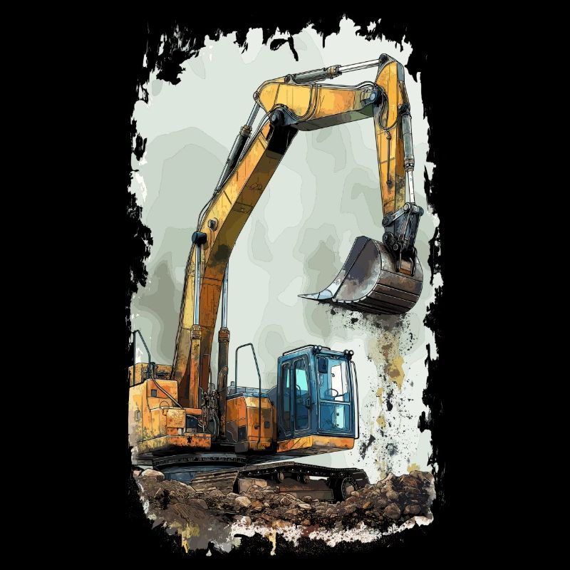 Pelle d’excavatrice Machine de construction d’excavatrice