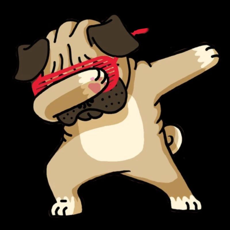 Funny Dabbing Pug - Funny Pug