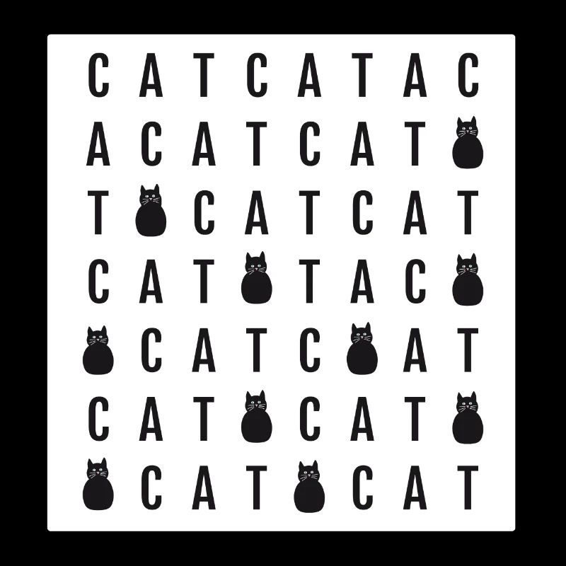 Design der Kat-Wort-Suche
