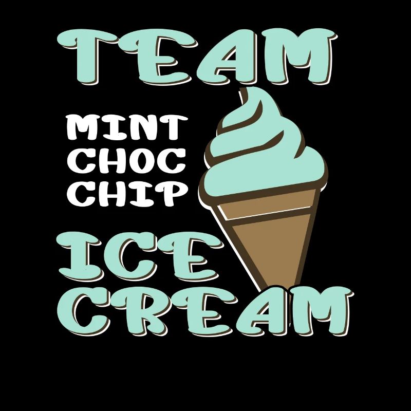 Team Mint Choc Crème glacée Cornet Crème glacée Crème glacée
