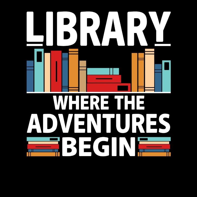 Bibliothèque Là où les aventures commencent - Coloré