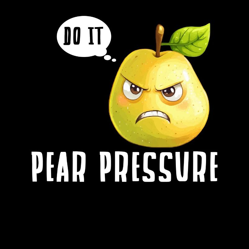 Faites-le poire pression drôle poires illustration