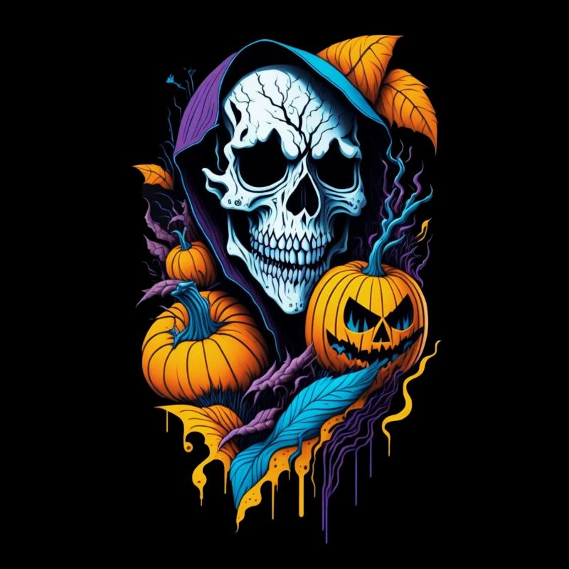 Halloween Totenschädel