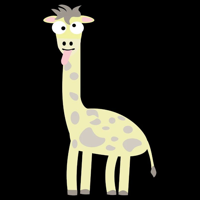 Lustige Giraffe