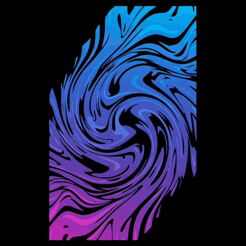 Blue lila wave