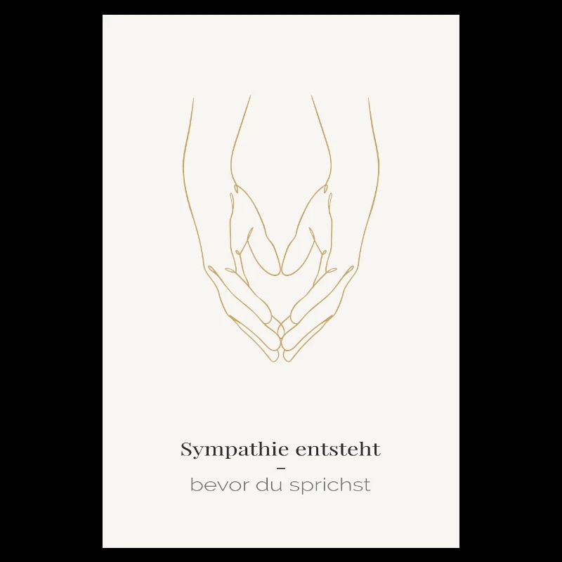  Sympathie entsteht – bevor du sprichst