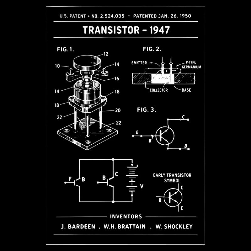 Plan de brevet pour transistors