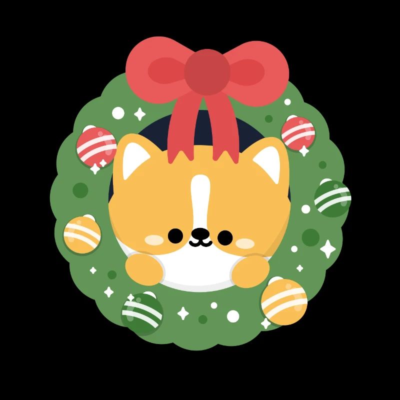 Corgi Chien Noël