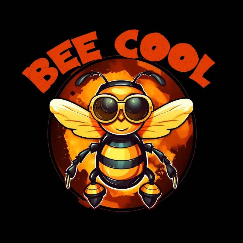 Bee cool positive Spruch Imker Biene