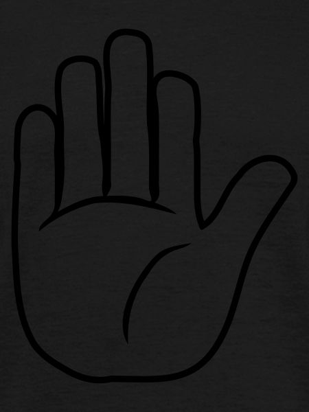 Hand Stop Sign