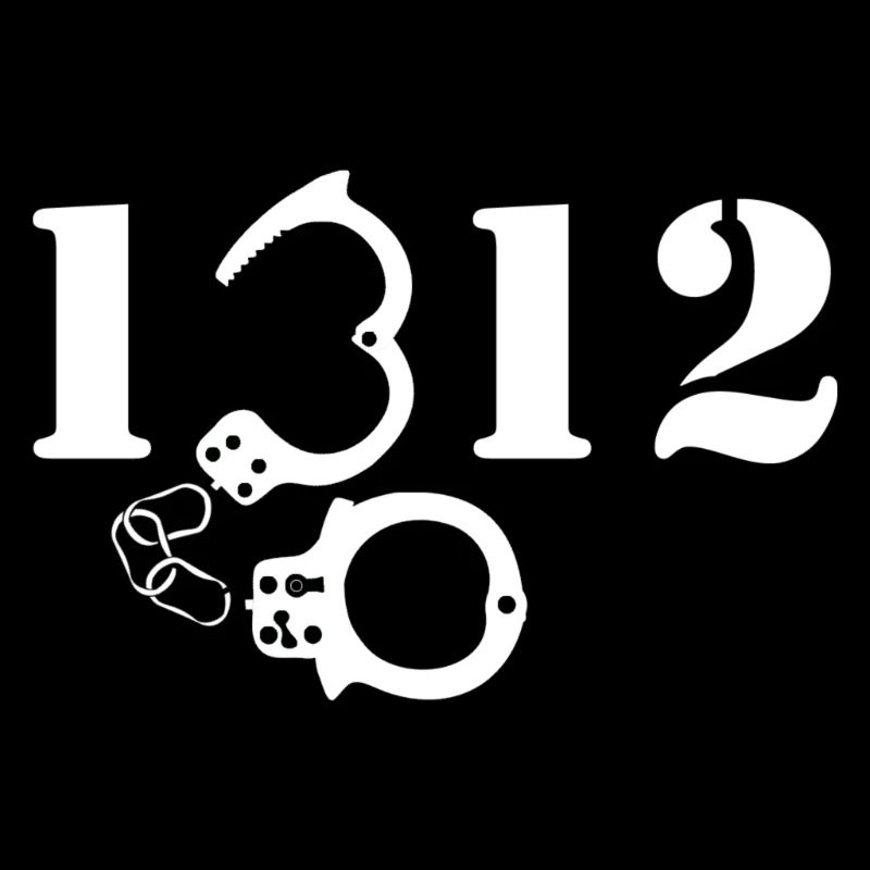 1312 menottes blanc