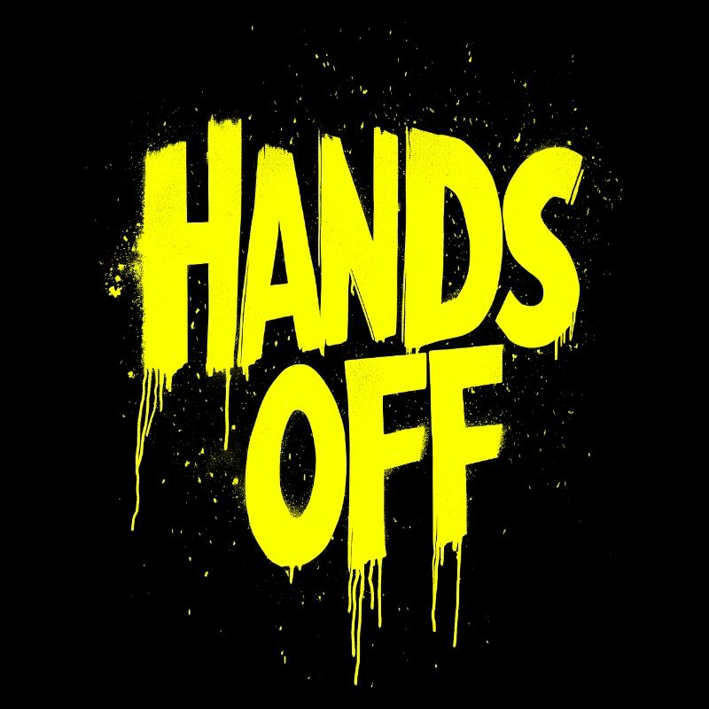 hands off yellow