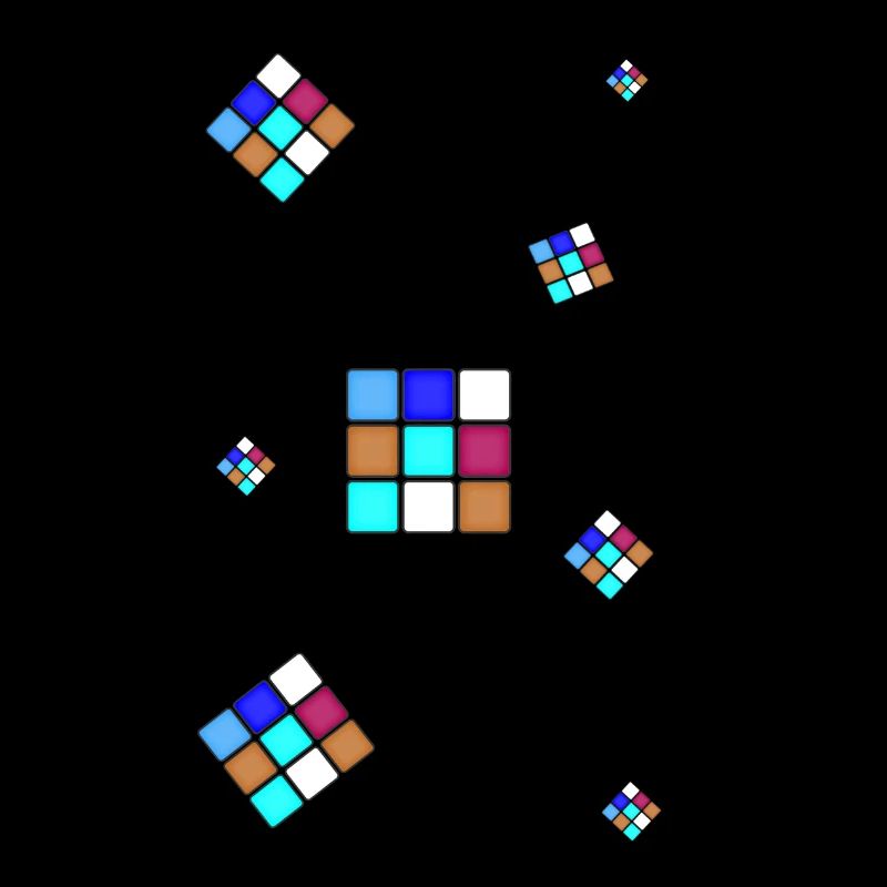 Lancers,Cube,Cube,Cube coloré