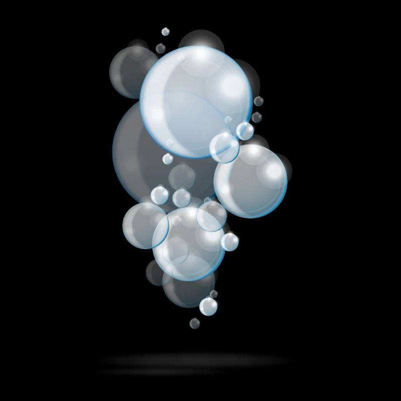 Soap bubbles (Blue Edition)