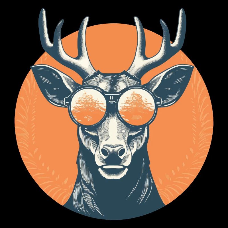 Deer Sunglasses Deer Red Deer