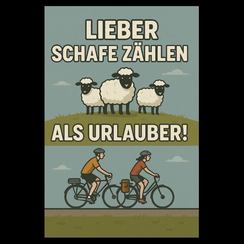 Lieber Schafe zählen als Urlauber