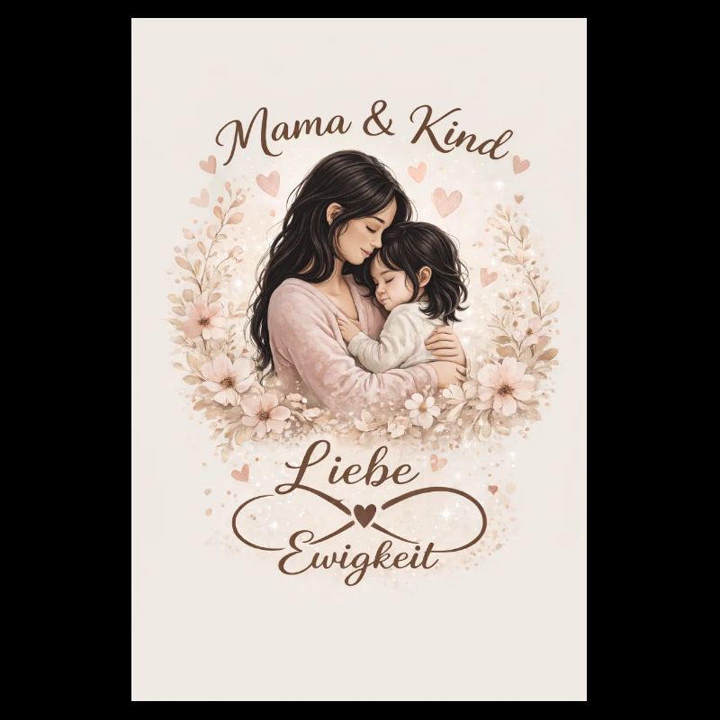 Amour éternel, mère et enfant