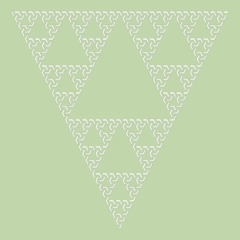 Fractale - triangle de Sierpinski