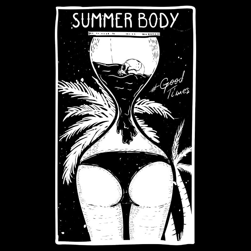 Figure d'été - course de sablier - le temps tourne