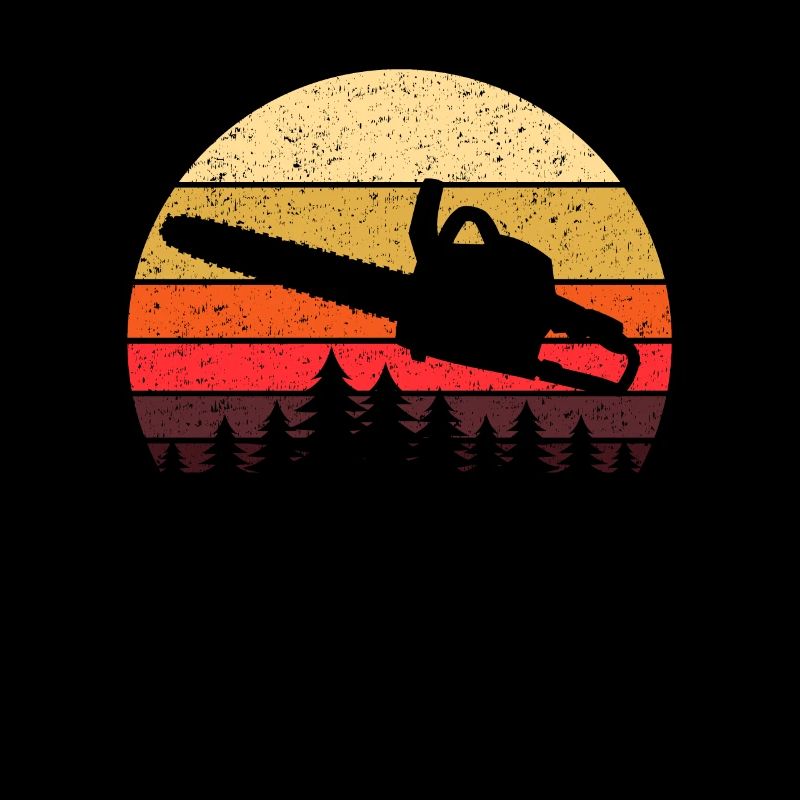 Lumberjacks Forest workers wood make chainsaw