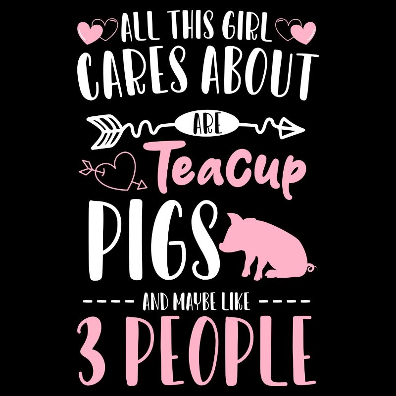 Teacup Piggy Curly Tail Piglet Cute