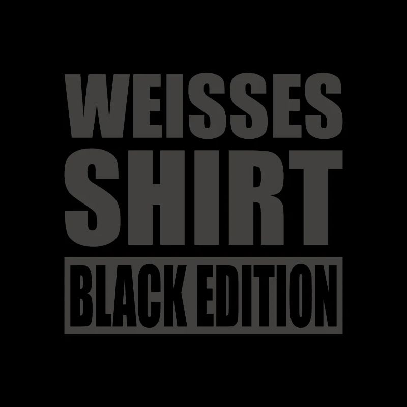 Sarcasm Black Edition: White Shirt