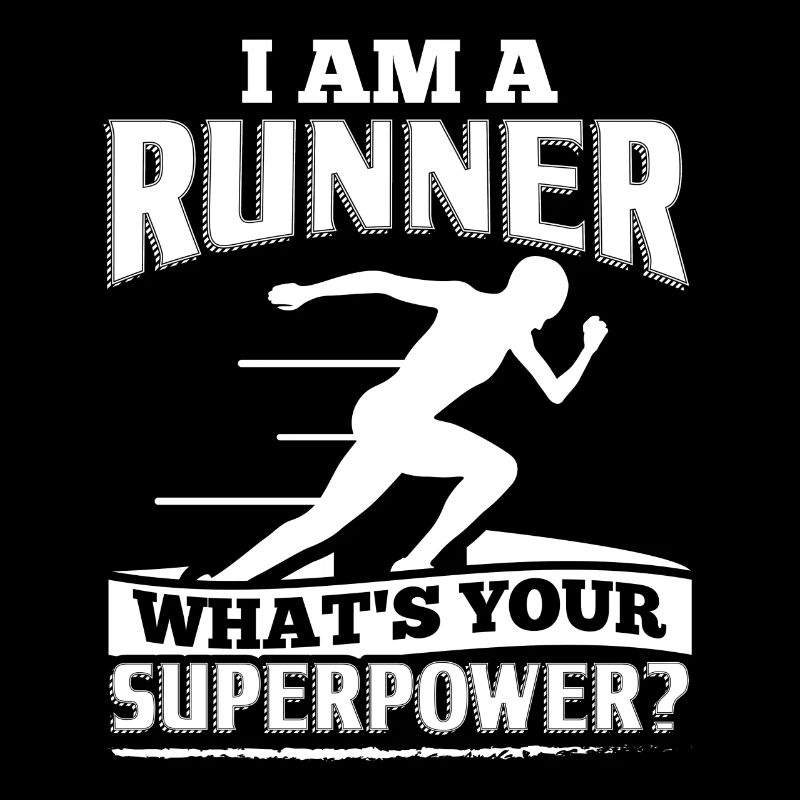 Grappig Lopend Runner shirt Ik ben een