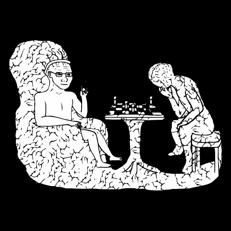 Internet Meme - Brainlet Schach Meme