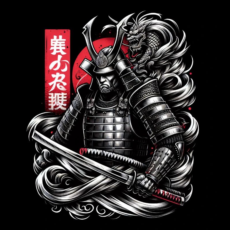 Traditional Japanese Samurai Warrior
