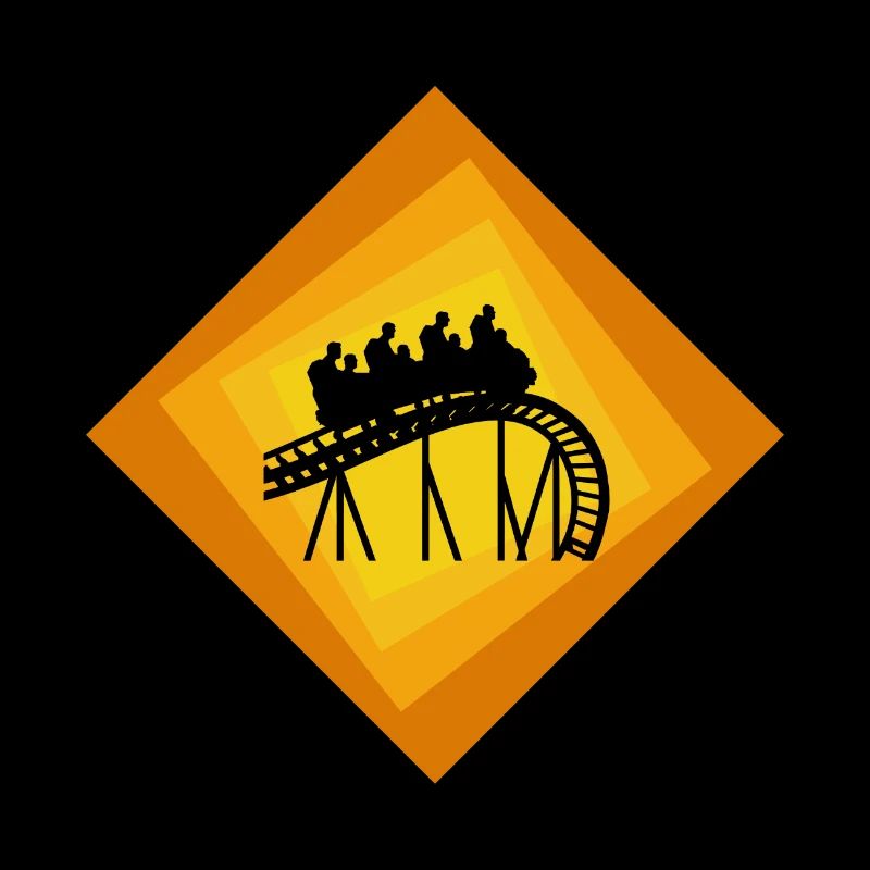 Roller coaster marquee fairground
