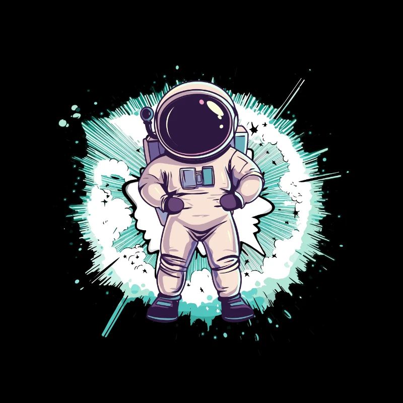 Astronaut Spaceman Raumschiff