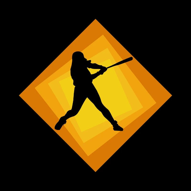 Softbal Softbal Speler Softbal