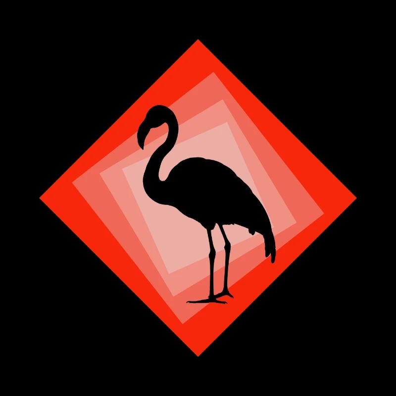 Flamant rose exotique