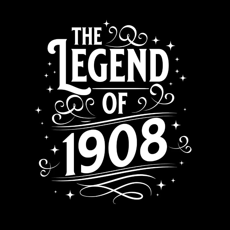 Die Legende von 1908 Geburtstag