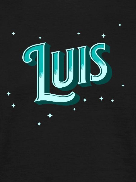 Luis name personalized