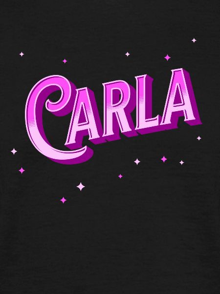 Carla's name personalized