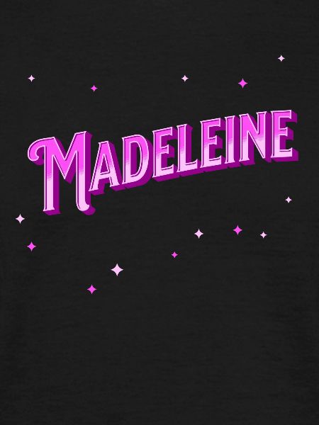 Madeleine's name personalized