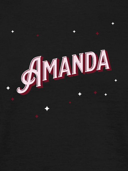 Amanda name personalized